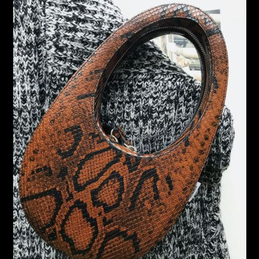 Animal color Leather Bag