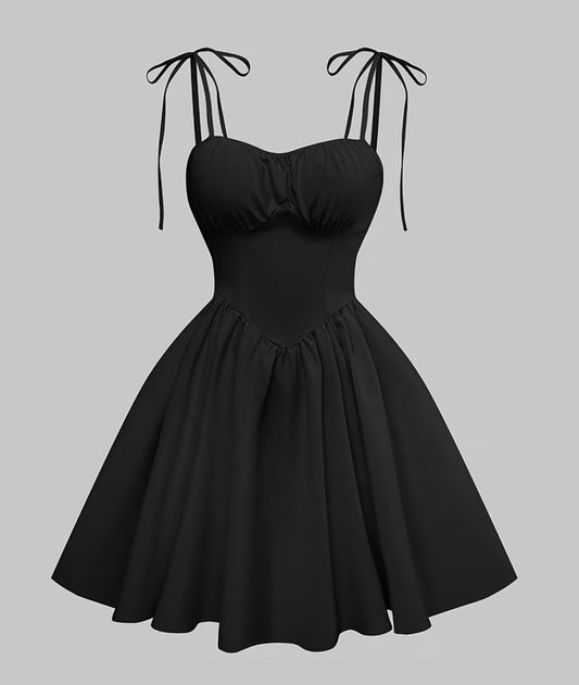 Vintage inspired strapless corset dress