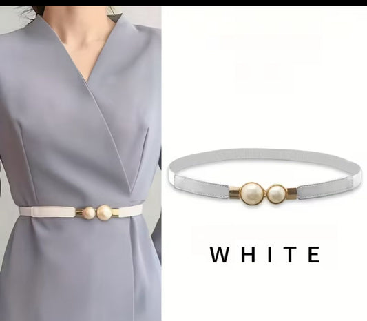High-end Dress Waist Cinching Elastic Belt