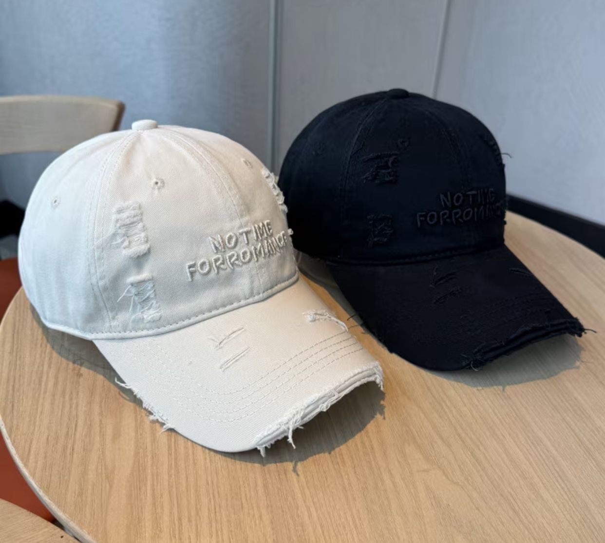 New Ripped Washed Baseball Cap