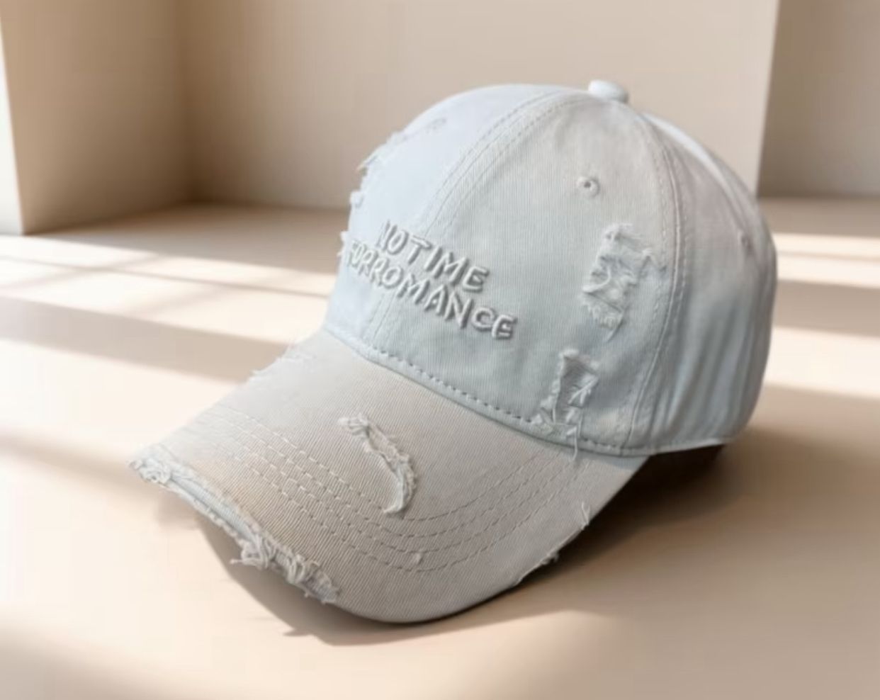 New Ripped Washed Baseball Cap