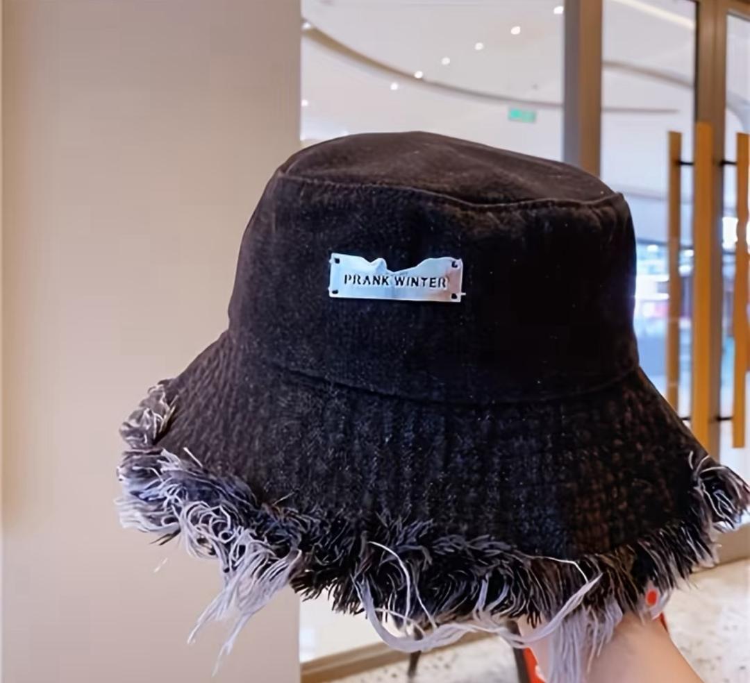 Raw Hem Bucket Hat