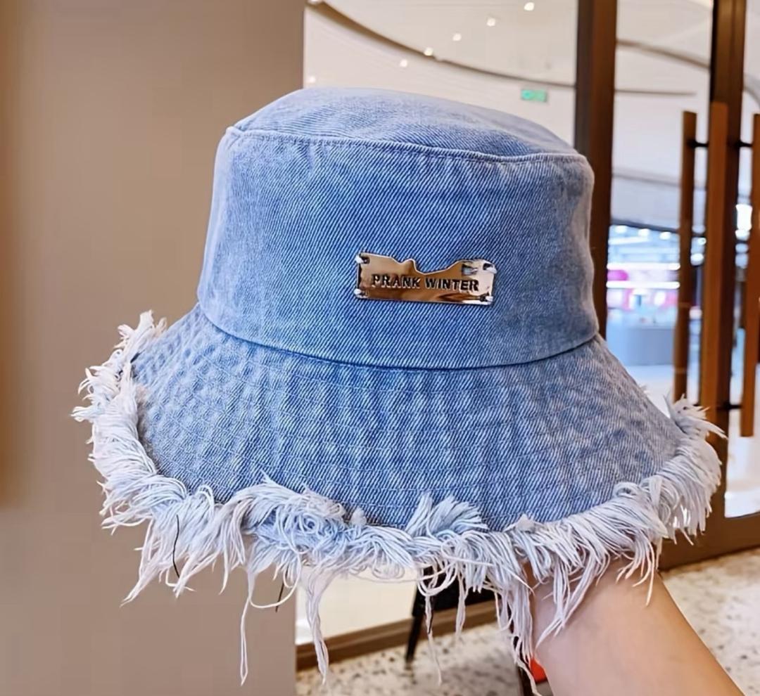 Raw Hem Bucket Hat