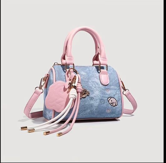 Vintage Texture Lychee Pattern PU Bag
